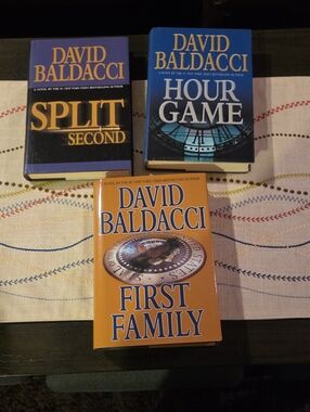 David Baldacci King And Maxwell Series Hardcover Books 1, 2, & 4